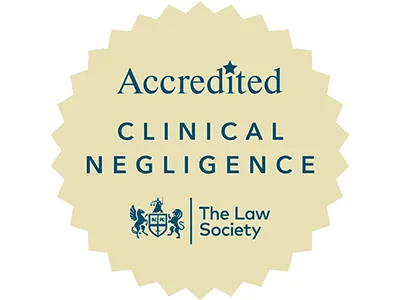 Clinical Negligence (The Law Society) logo